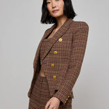 L'AGENCE - Bethany Houndstooth Blazer