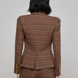 L'AGENCE - Bethany Houndstooth Blazer