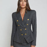 L'AGENCE - Bethany Herringbone Blazer