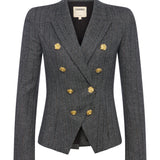 L'AGENCE - Bethany Herringbone Blazer