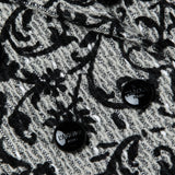 L'AGENCE - Bethany Flocked Tweed Blazer