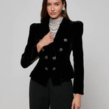 L'AGENCE - Bethany Velvet Blazer