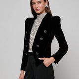 L'AGENCE - Bethany Velvet Blazer
