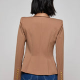 L'AGENCE - Imogen Satin Lapel Blazer