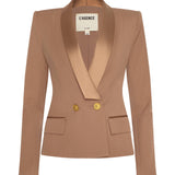 L'AGENCE - Imogen Satin Lapel Blazer