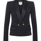 L'AGENCE - Imogen Satin Lapel Blazer