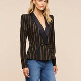 L'AGENCE - Imogen Satin Lapel Blazer