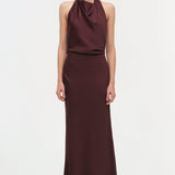 Simkhai - Reannon Draped Satin Gown