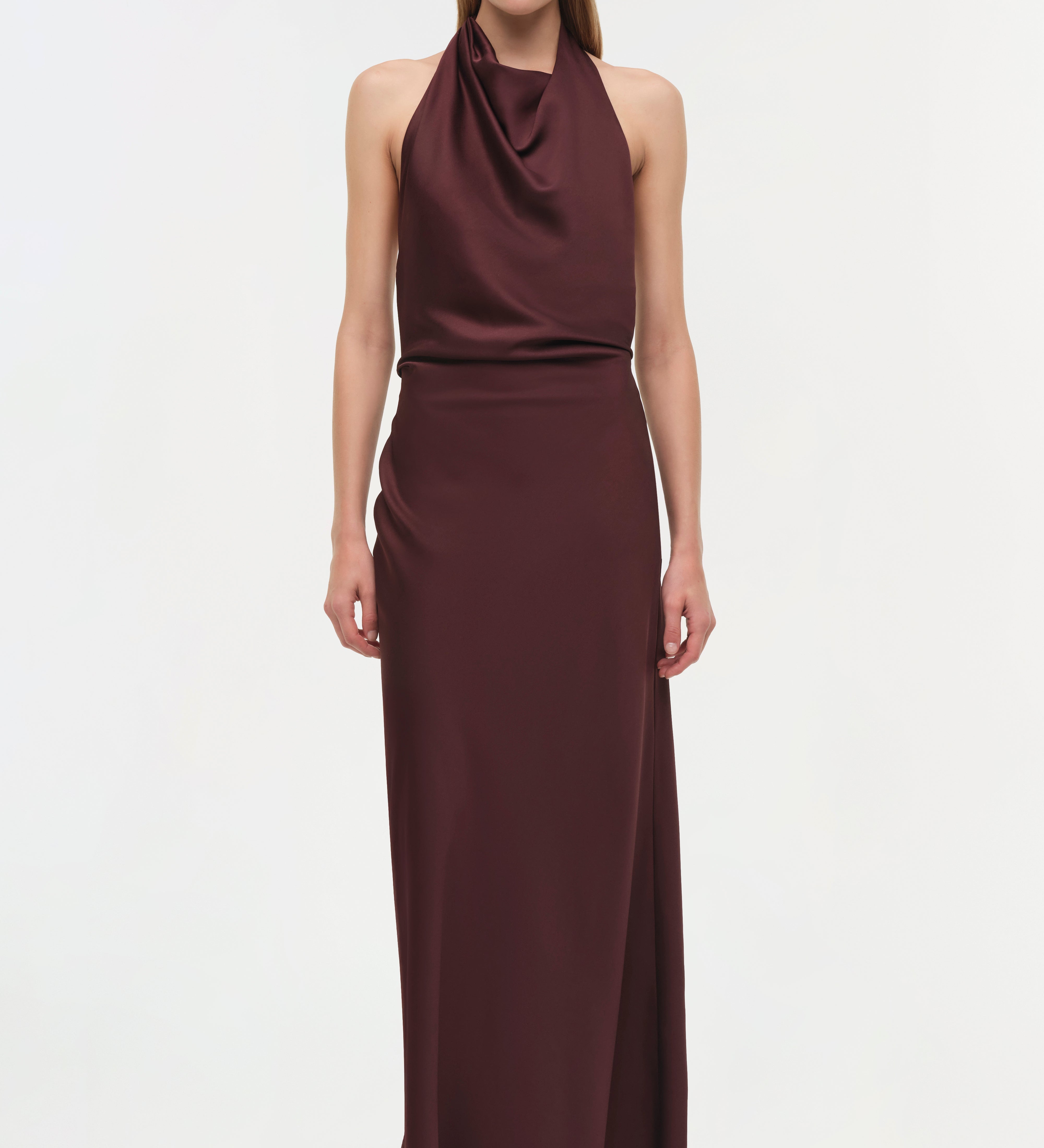 Simkhai - Reannon Draped Satin Gown