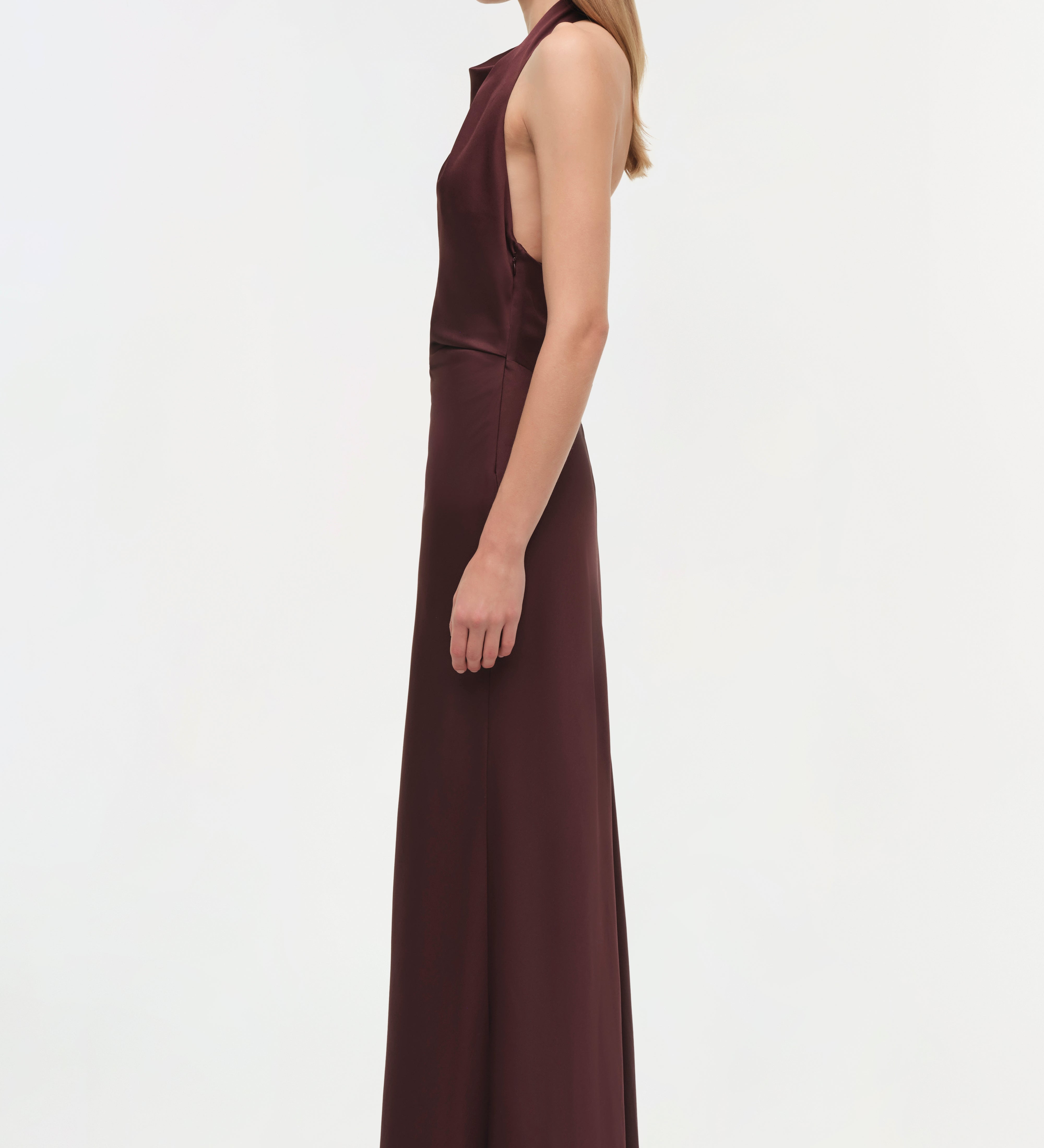 Simkhai - Reannon Draped Satin Gown
