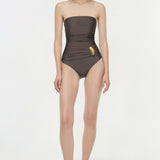 Simkhai - Lorena Shell Strapless One Piece