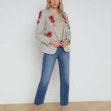 L'AGENCE - Clementine Embroidered Blazer