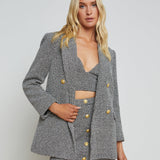 L'AGENCE - Riva Oversized Knit Blazer