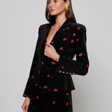 L'AGENCE - Kaisley Velvet Blazer