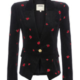 L'AGENCE - Kaisley Velvet Blazer