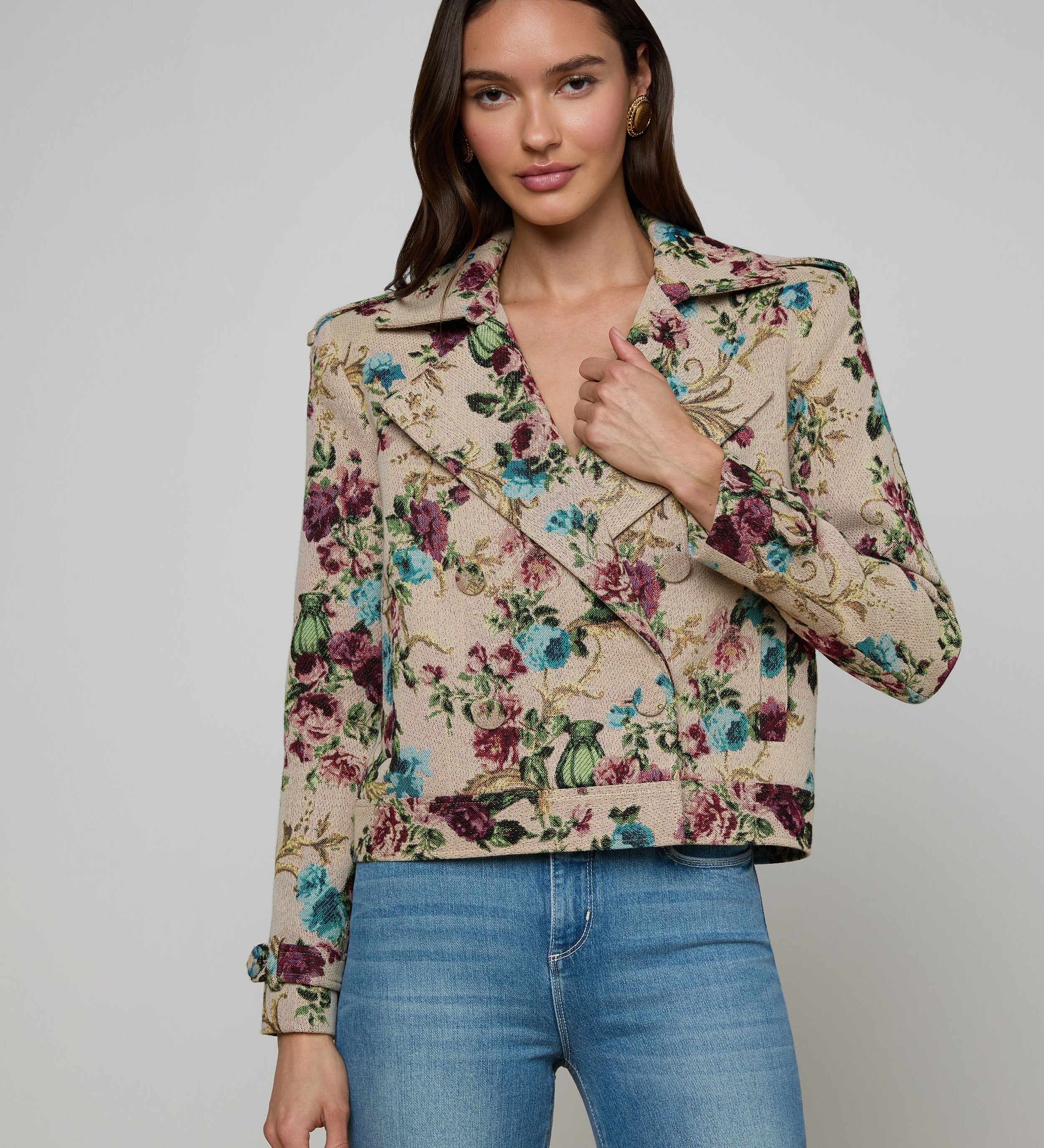 L'AGENCE - Xoey Cropped Trench Coat