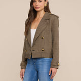L'AGENCE - Xoey Cropped Trench Coat