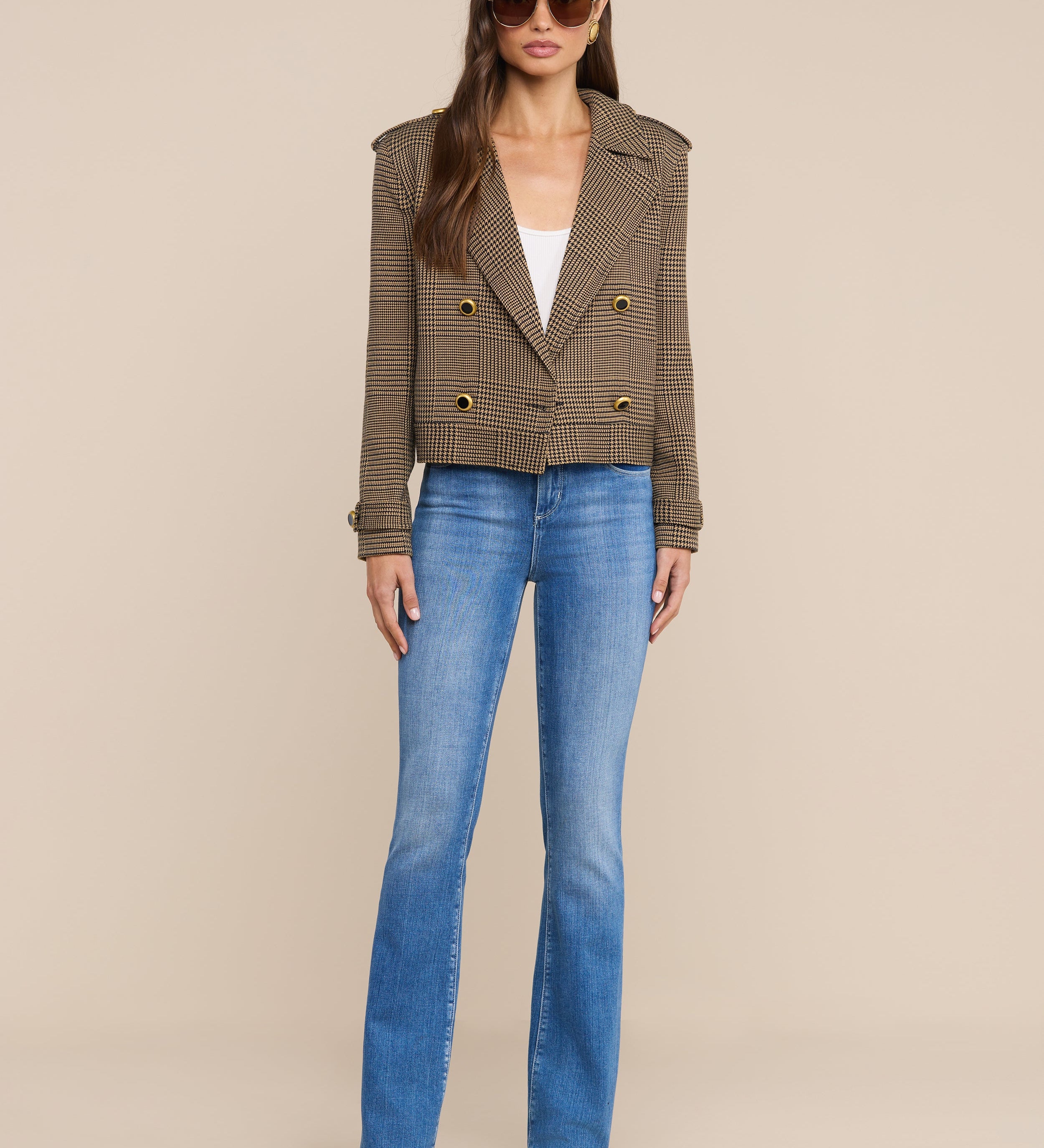 L'AGENCE - Xoey Cropped Trench Coat