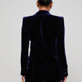 L'AGENCE - Sheila Velvet Longline Blazer