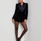 L'AGENCE - Sheila Velvet Longline Blazer