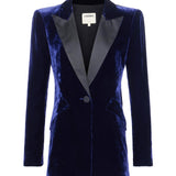 L'AGENCE - Sheila Velvet Longline Blazer