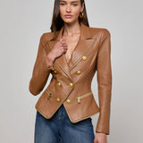 L'AGENCE - Ottilie Leather Blazer