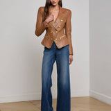 L'AGENCE - Ottilie Leather Blazer