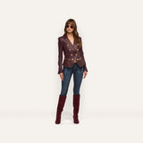 L'AGENCE - Ottilie Leather Blazer