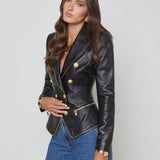 L'AGENCE - Ottilie Leather Blazer