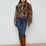 L'AGENCE - Aura Faux Fur Coat