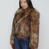 L'AGENCE - Aura Faux Fur Coat