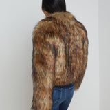 L'AGENCE - Aura Faux Fur Coat