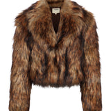 L'AGENCE - Aura Faux Fur Coat