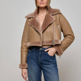 L'AGENCE - Pike Shearling Leather Jacket