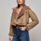 L'AGENCE - Pike Shearling Leather Jacket