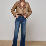 L'AGENCE - Pike Shearling Leather Jacket