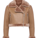 L'AGENCE - Pike Shearling Leather Jacket