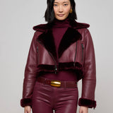 L'AGENCE - Pike Shearling Leather Jacket