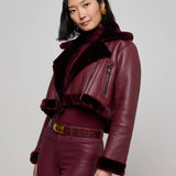 L'AGENCE - Pike Shearling Leather Jacket