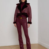 L'AGENCE - Pike Shearling Leather Jacket