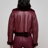 L'AGENCE - Pike Shearling Leather Jacket