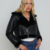 L'AGENCE - Pike Shearling Leather Jacket