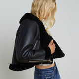 L'AGENCE - Pike Shearling Leather Jacket