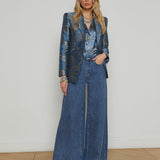 L'AGENCE - Sheila Longline Jacquard Blazer