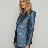 L'AGENCE - Sheila Longline Jacquard Blazer