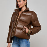 L'AGENCE - Larsen Vegan Leather Puffer Jacket