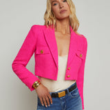 L'AGENCE - Maura Cropped Tweed Jacket