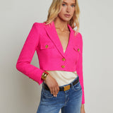 L'AGENCE - Maura Cropped Tweed Jacket