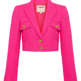 L'AGENCE - Maura Cropped Tweed Jacket
