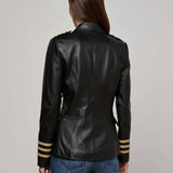L'AGENCE - Kenzie Leather Blazer